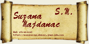 Suzana Majdanac vizit kartica